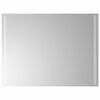 vidaXL Oglindă de baie cu LED, 80x60 cm