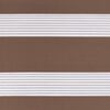 vidaXL Jaluzea tip zebra maro lățime țesătură 150,9 cm poliester