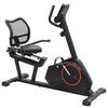 vidaXL Bicicletă de fitness magnetică orizontală cu măsurare puls