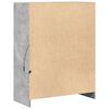 vidaXL Dulap cu LED, gri beton, 77x34x100 cm, lemn prelucrat