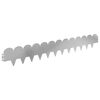 vidaXL Margine pentru gazon 20 pcs 103 x 15 cm Oțel Argintiu