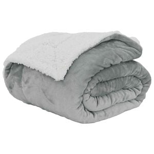 vidaXL Pătură Gri 220 x 240 cm 2.67 kg Molton
