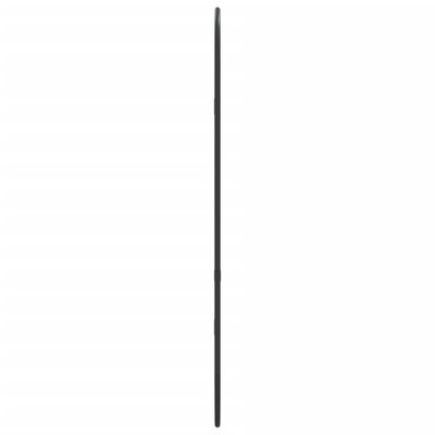 vidaXL Oglindă de perete, negru, 60x25 cm, ovală