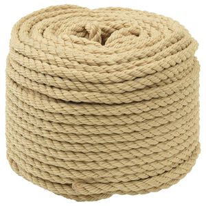vidaXL Sfoară de Barcă 8 mm 25 m natural