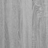 vidaXL Cadru de pat cu sertare, gri sonoma, 135x190 cm, lemn prelucrat