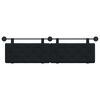 vidaXL Cap de pat suspendat Pe perete Negru 170 x 55 x 5 cm Catifea