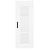 vidaXL Dulap înalt, alb, 34,5x34x180 cm, lemn prelucrat