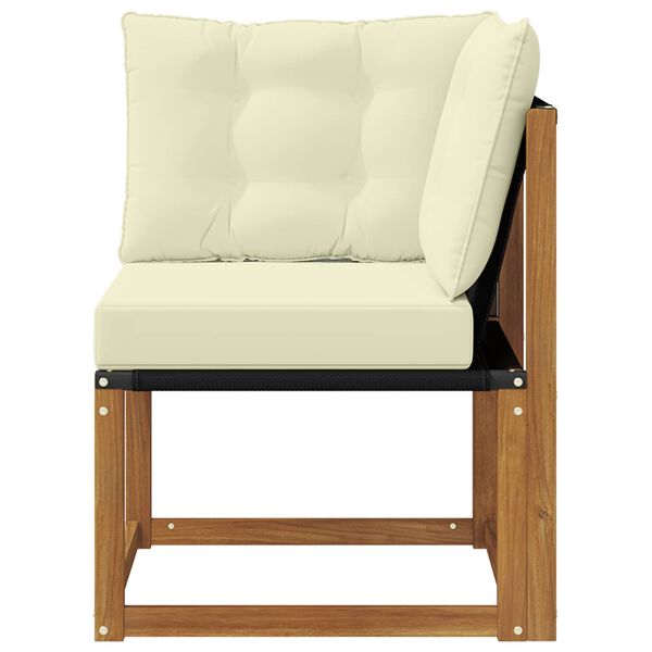 vidaXL Canapea de colț pentru exterior