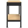 vidaXL Bănci de lucru cu sertar Negru 114 x 54 x 91 cm Lemn compozit