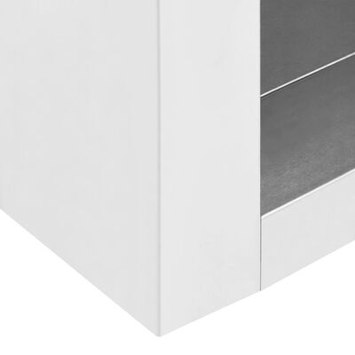 vidaXL Dulap de perete pentru bucătărie, 120x40x50 cm, oțel inoxidabil