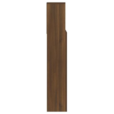 vidaXL Tăblie de pat cu dulap, stejar maro, 140x19x103,5 cm