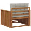vidaXL Set de canapele de exterior Lemn de acacia solid și poliester