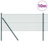 vidaXL St&acirc;lp de gard. Verde 10 x 0,4 m (plasă de 12 x 12 mm)