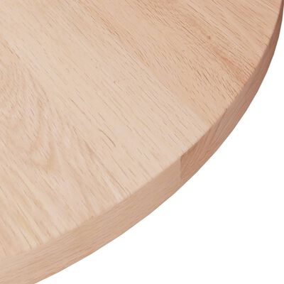vidaXL Blat de masă rotund, Ø50x1,5 cm, lemn masiv stejar netratat