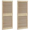 vidaXL Ușă de Dulap cu ușă 2 pcs natural 140,5 x 2,1 x 59,5 cm