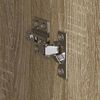 vidaXL Dressing cu ușă 2 pcs Sonoma 50 x 50 x 200 cm Lemn compozit