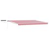 vidaXL Cort electric retractabil Roșu și Alb 4,5 &times; 3,5 m