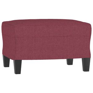 vidaXL Taburet, roșu vin, 60x50x41 cm, material textil