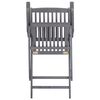 vidaXL Scaune pliante de exterior cu perne 6 buc. lemn masiv de acacia