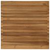 vidaXL Placă de masă 60 x 60 x 3,5 cm Pătrat Lemn solid de tec natural