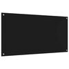 vidaXL Spate de bucătărie Negru 120 x 60 x 0,6 cm sticlă securizată