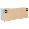vidaXL Dulap perete baie, gri beton, 80x25x30 cm, lemn prelucrat