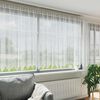 vidaXL Cortină din Dantelă cu perdele Alb 180 x 750 cm Poliester
