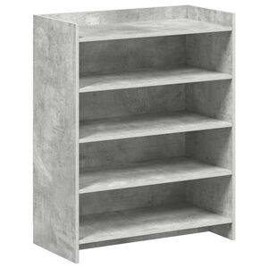 vidaXL Dulap pentru pantofi Gri Beton 73,5 x 36 x 92 cm Lemn prelucrat