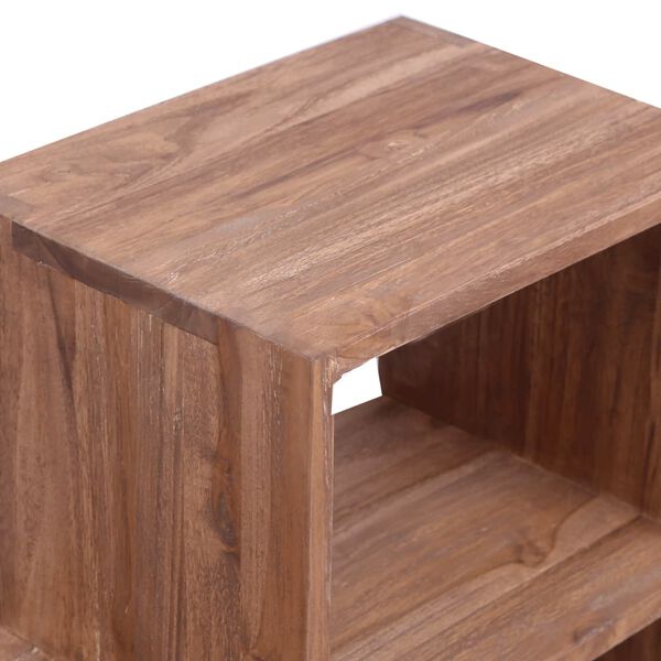 vidaXL Bibliotecă, 100 x 30 x 120 cm, lemn masiv de tec