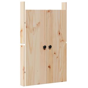 vidaXL Ușă de bucătărie Stejar &icirc;nchis 50 x 9 x 82 cm Lemn masiv de pin