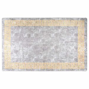 vidaXL Covor lavabil, gri, 160x230 cm