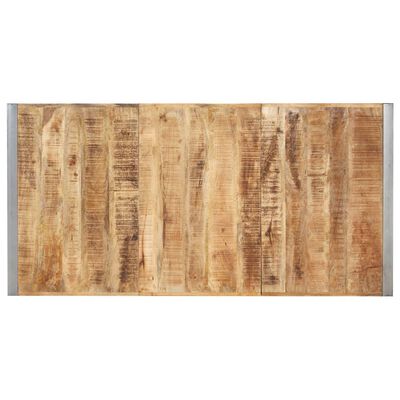 vidaXL Masă de bucătărie, 180x90x75 cm, lemn masiv de mango nefinisat