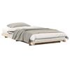 vidaXL Cadru de pat Maro 90 x 210 cm Lemn de pin masiv