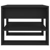 vidaXL Măsuță de cafea, negru, 55,5x55x45 cm, lemn prelucrat