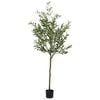 vidaXL Măslin artificial 700 de frunze 165 cm verde