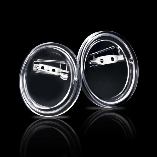 vidaXL Set de ecusoane cu ac, 100 seturi, 37 mm, acril