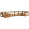vidaXL Set de canapele de exterior 7 buc. natural Lemn Solid de Acacia