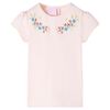 vidaXL Tricou pentru copii, roz pal, 116