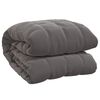 vidaXL Pătură anti-stres, gri, 200x230 cm, 13 kg, material textil