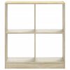 vidaXL Bibliotecă, stejar sonoma, 68,5x32x75 cm, lemn prelucrat