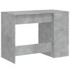 vidaXL Birou, gri beton, 102x50x75 cm, lemn compozit