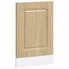 vidaXL Panou pentru mașină de spălat vase Stejar Sonoma 45x1,5x57 cm lemn prelucrat