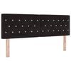vidaXL Tăblie cap Negru 160 cm Catifea