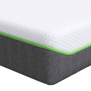vidaXL Saltea Mediu moale 70 x 200 cm Alb și gri