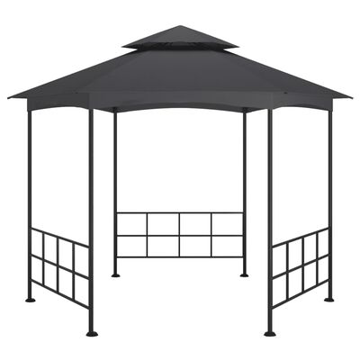 vidaXL Pavilion cu pereți laterali, antracit, 3,1x2,7 m