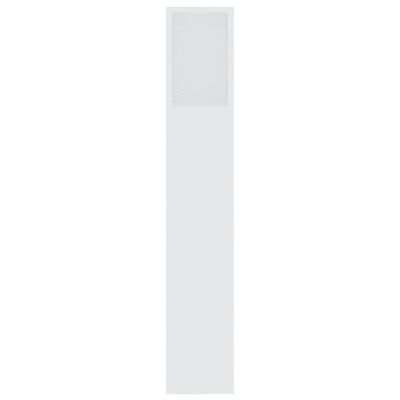 vidaXL Dulap tăblie, alb, 200x18,5x104,5 cm