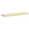 vidaXL Perna pentru bancă SOEST 100% Polyester Crem 140 x 40 x 8 cm