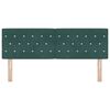 vidaXL Tăblie cap cu headboard Verde închis 144 cm Piele artificială