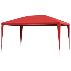 vidaXL Cort pentru Petreceri Roșu 400 x 300 x 255 cm PE și oțel