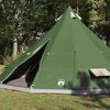 vidaXL Cort de familie Tipi cu acoperiș Verde 560 x 560 x 300 cm